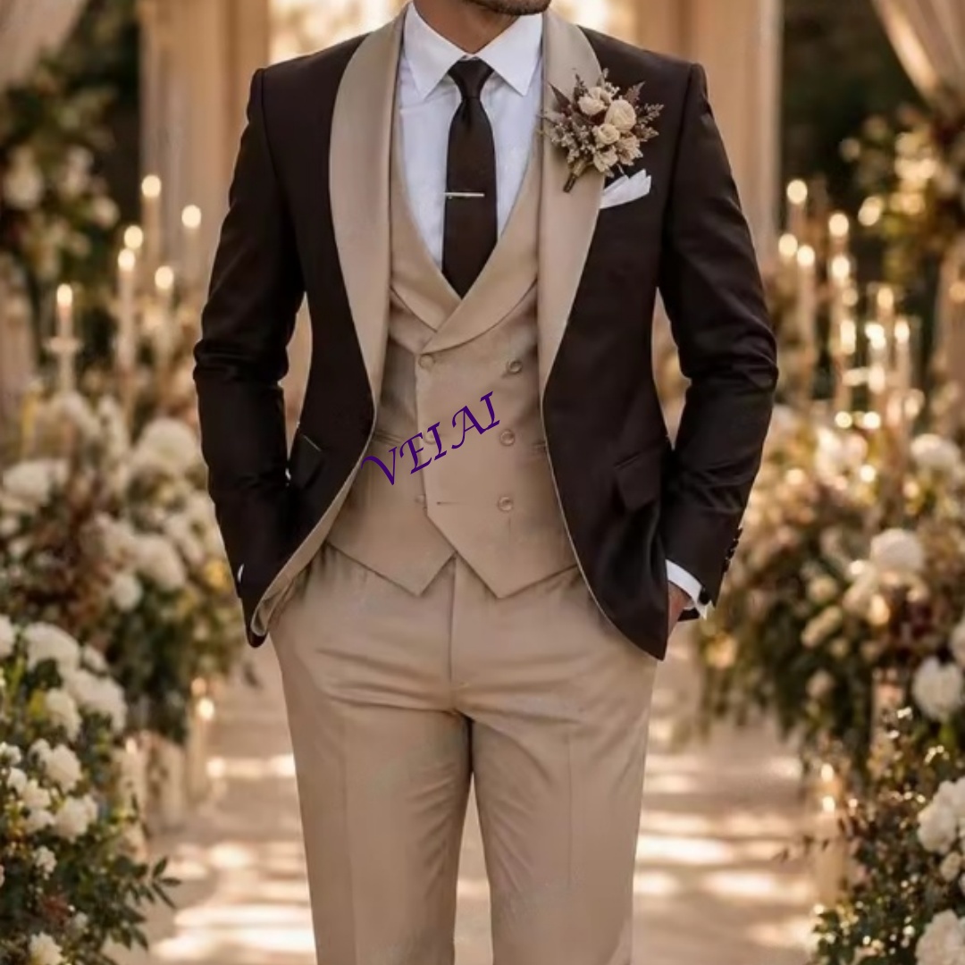 Men'S Grooming Daily - CustomizedNew Black And Beige Formal Men