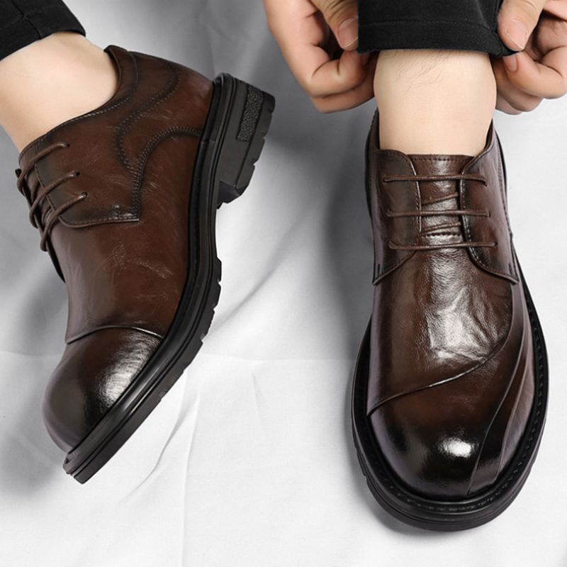 Brown Burnished Genuine Leathe - Men'S Grooming Daily recensione e prezzo