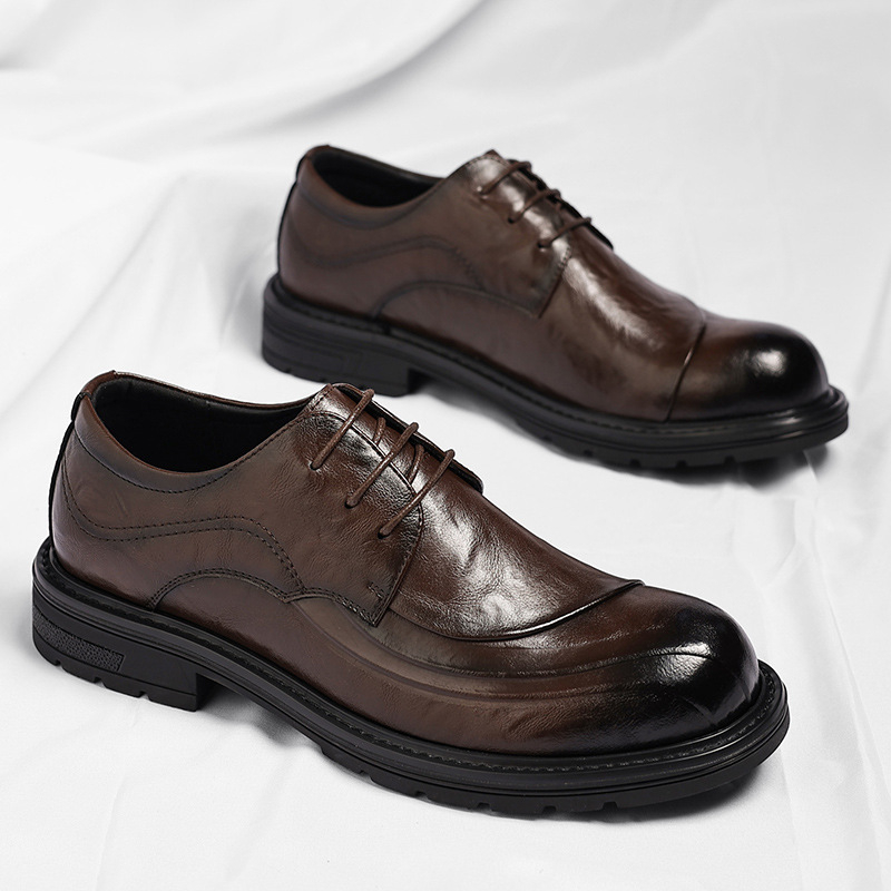 Brown Burnished Genuine Leathe - Men'S Grooming Daily recensione e prezzo