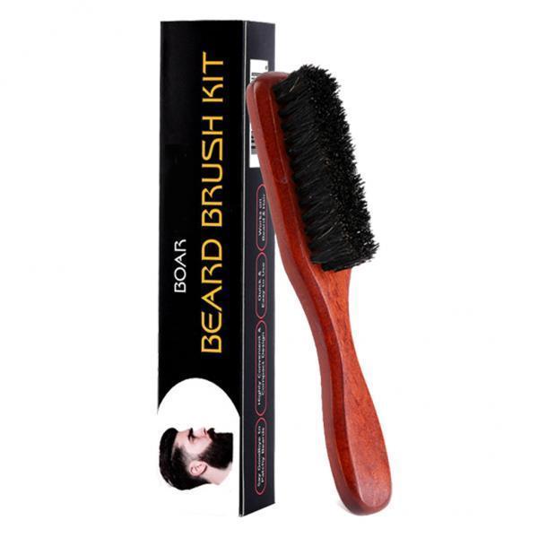 Beard Brush for Men Wooden Bri - Men Grooming Home recensione e prezzo