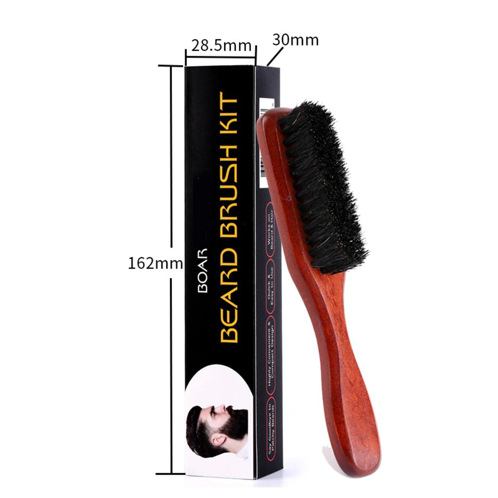 Beard Brush for Men Wooden Bri - Men Grooming Home recensione e prezzo