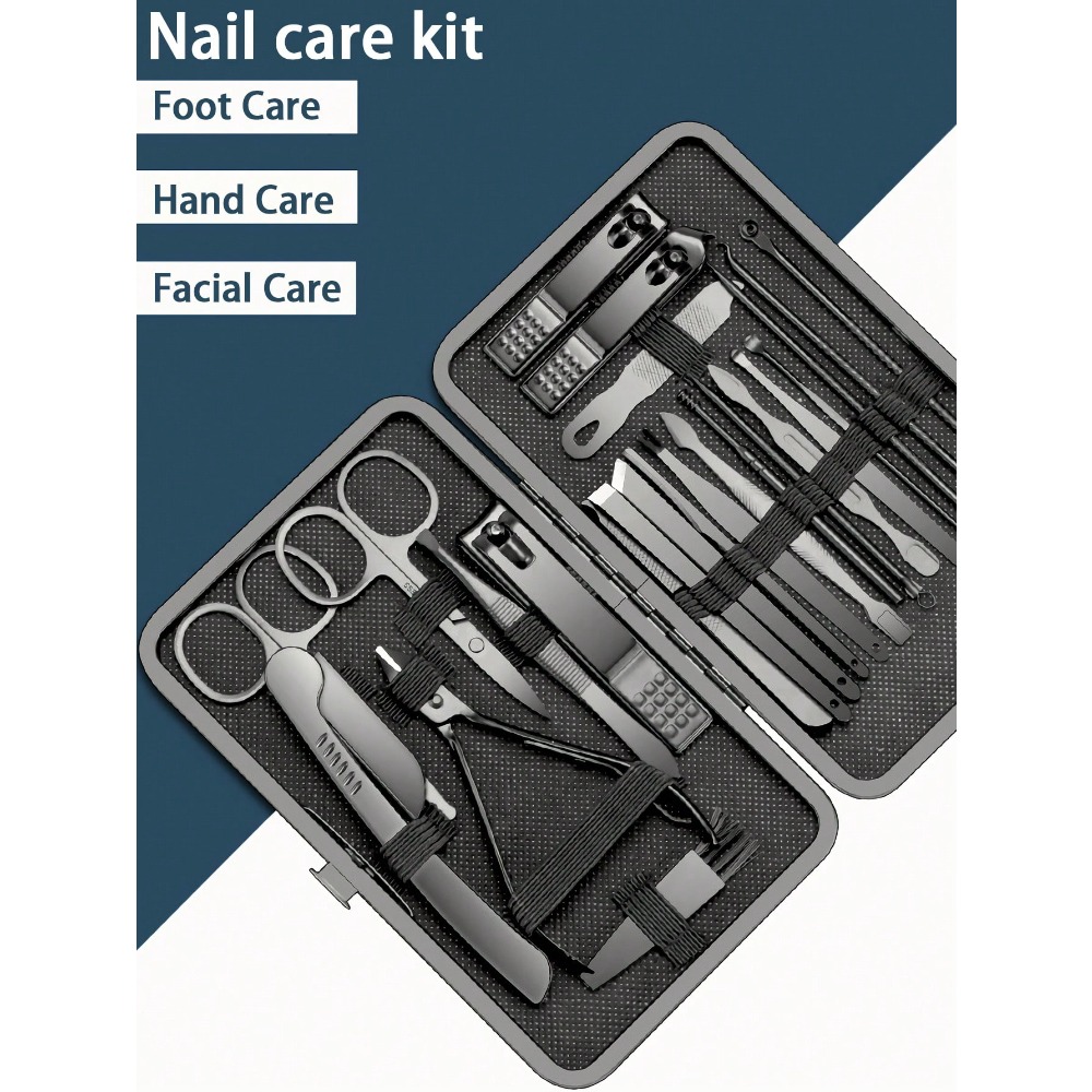 Manicure Set, Stainless Steel  - Men Grooming Home recensione e prezzo