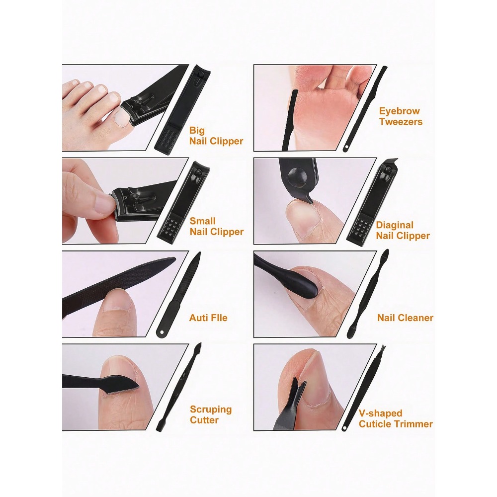 Manicure Set, Stainless Steel  - Men Grooming Home recensione e prezzo