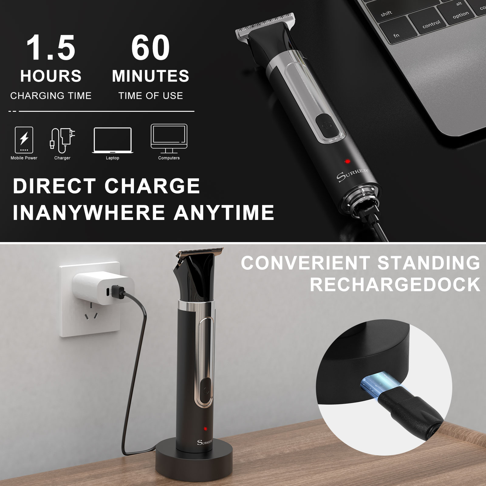 Surker 4-in-1 Shaver for Men G - Men Grooming Home recensione e prezzo