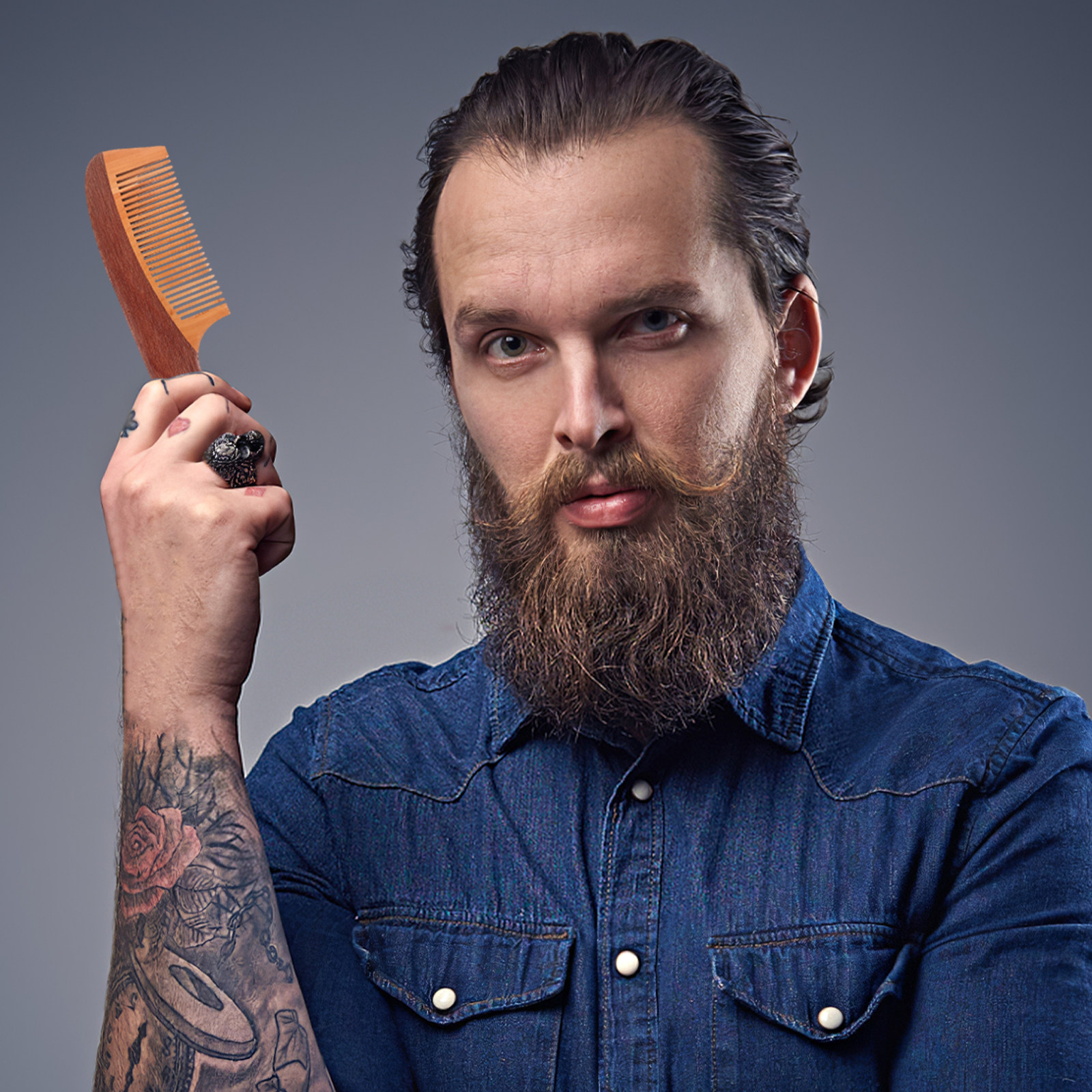 Portable Beard Comb for Men Na - Men'S Grooming Daily recensione e prezzo